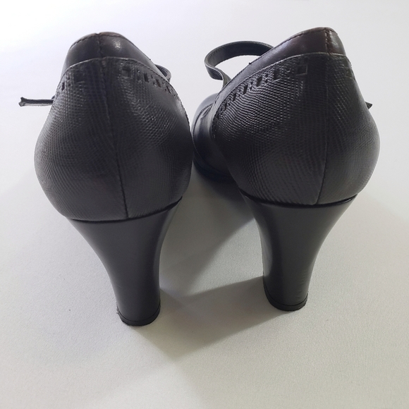 Etienne Aigner 8.5 M Nadine Dark Brown Mary Jane - Picture 5 of 10